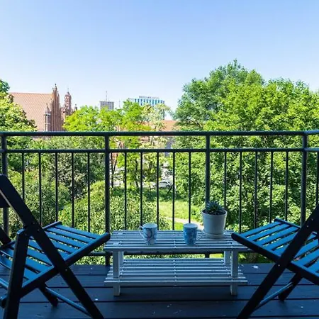 Apartament Z Balkonem Na Podwalu Old Town * Danzica
